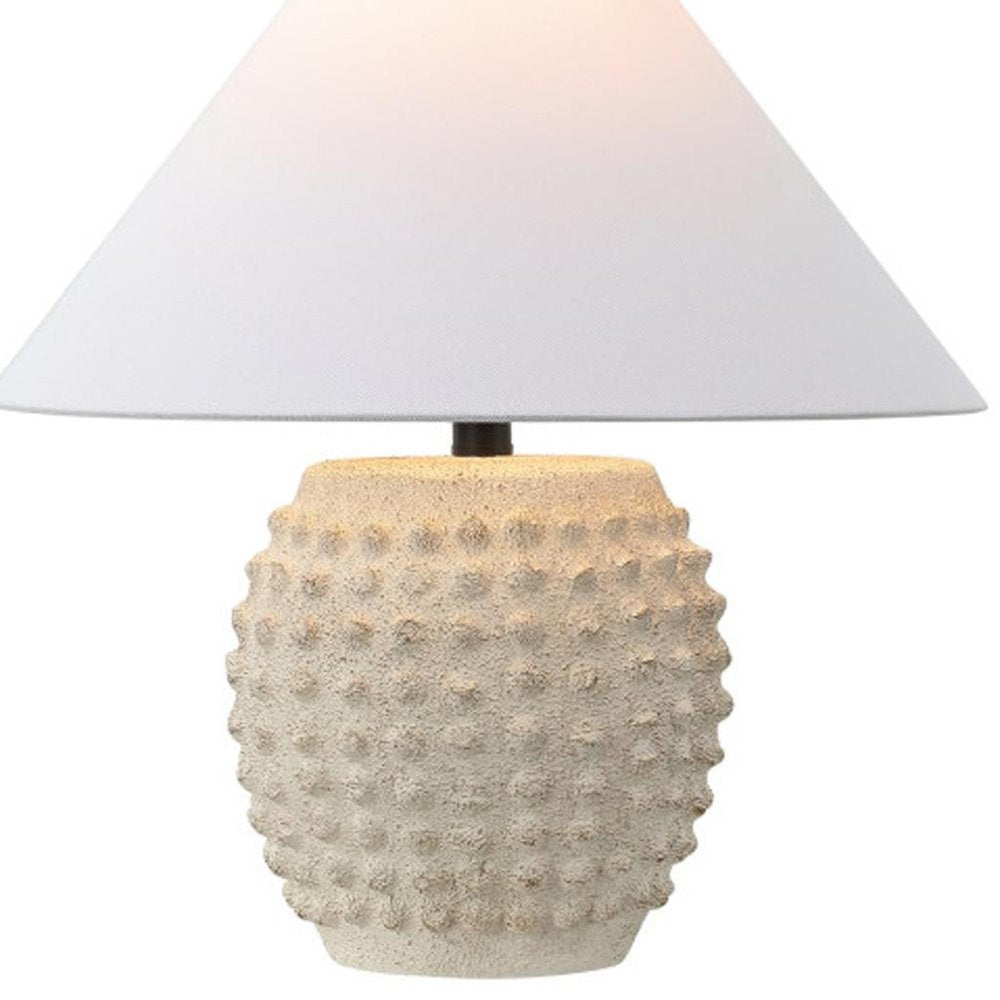 Set of Two 18" Clear Novelty Table Lamps With Empire Shades