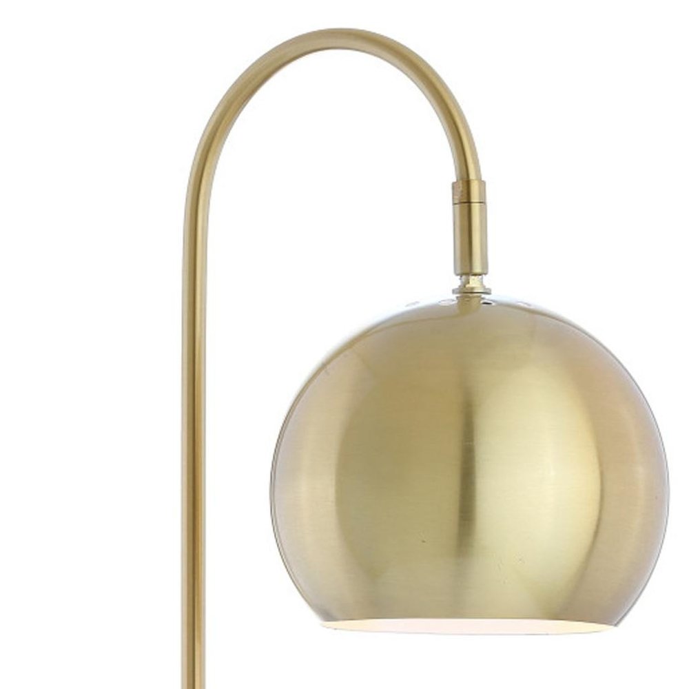 24" White Novelty Table Lamp LED With Globe Shade