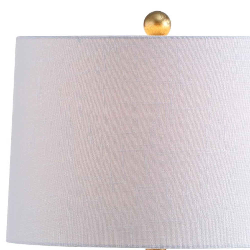 23" Gold Novelty Table Lamp LED With Globe Shade