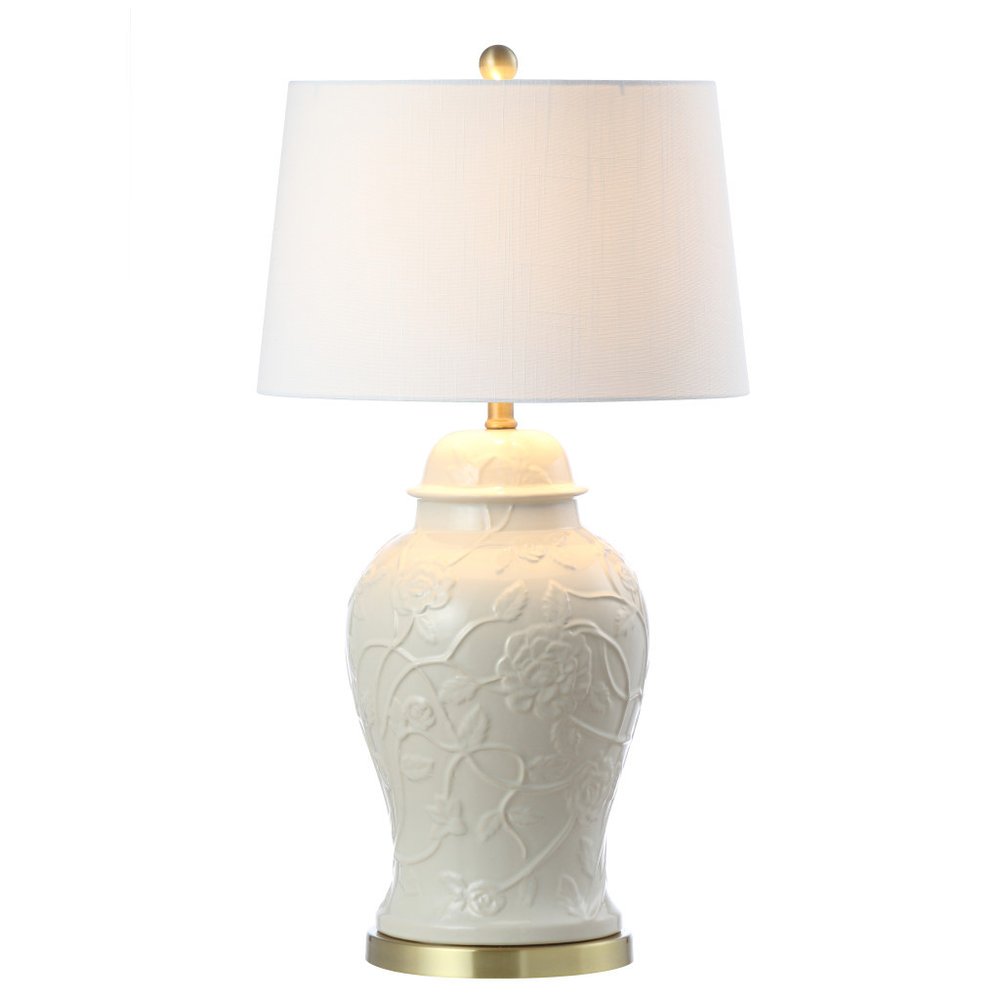 30" Gold Novelty Table Lamp LED With Empire Shade