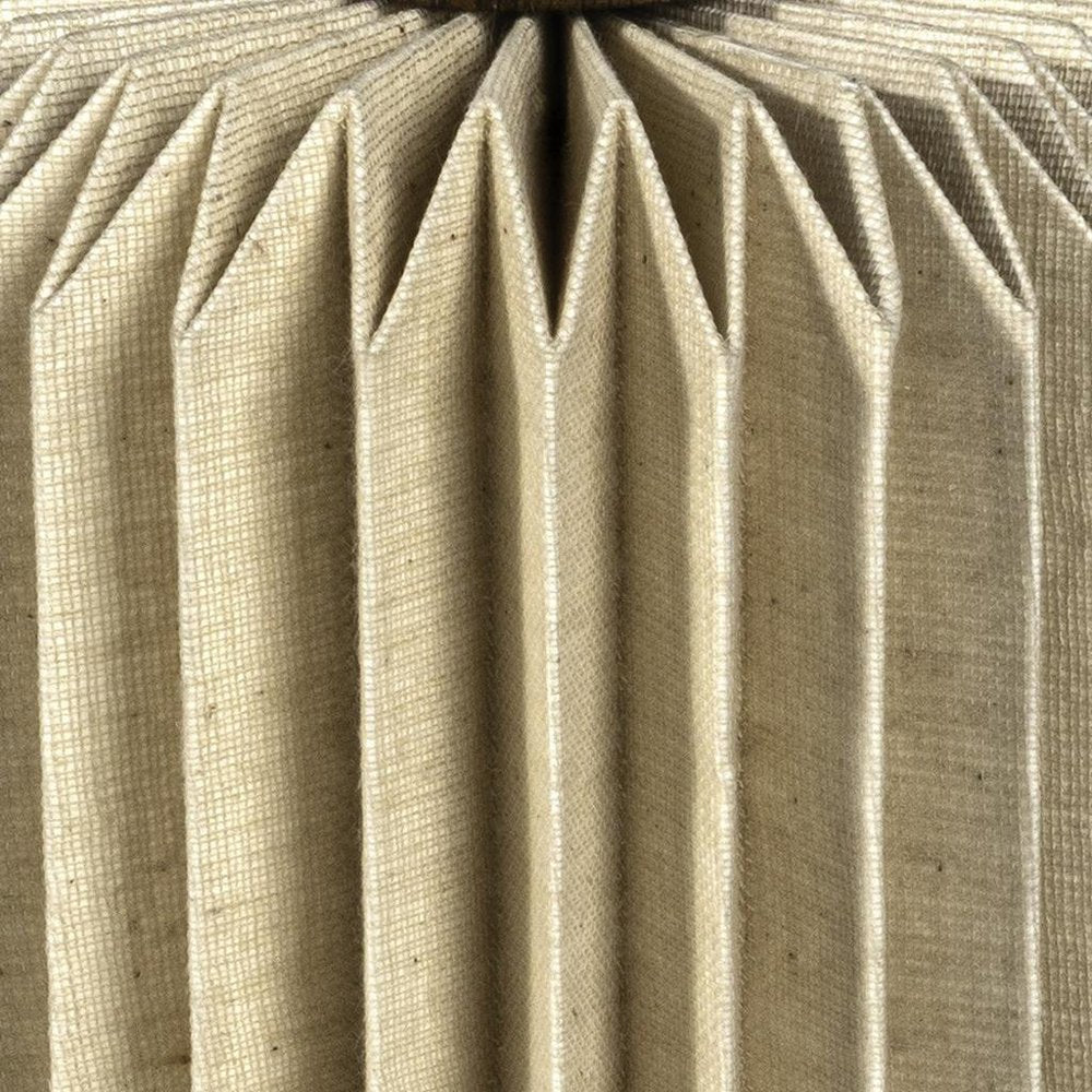 9" Natural Geometric Table Lamp LED With Cylinder Shade