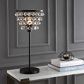 25" Bronze Lantern Table Lamp With Drum