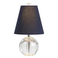 16" Clear Novelty Table Lamp With Globe Shade