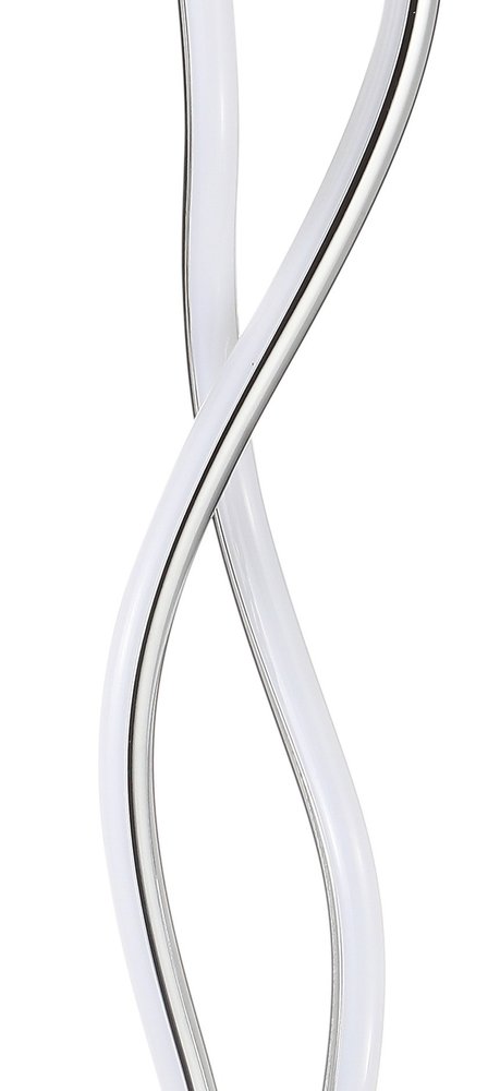 26" Silver Novelty Table Lamp LED