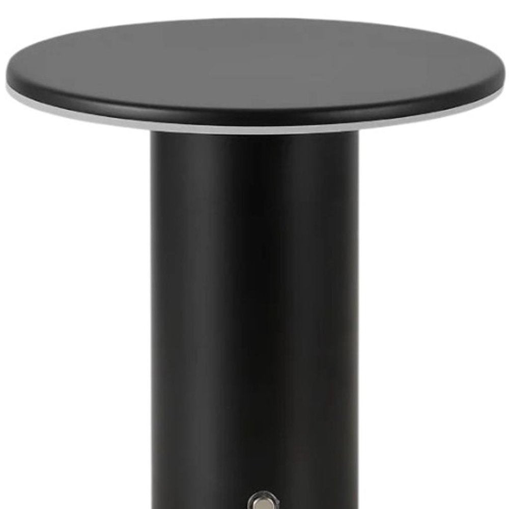 Set of Two 8" Clear USB Table Lamps LED