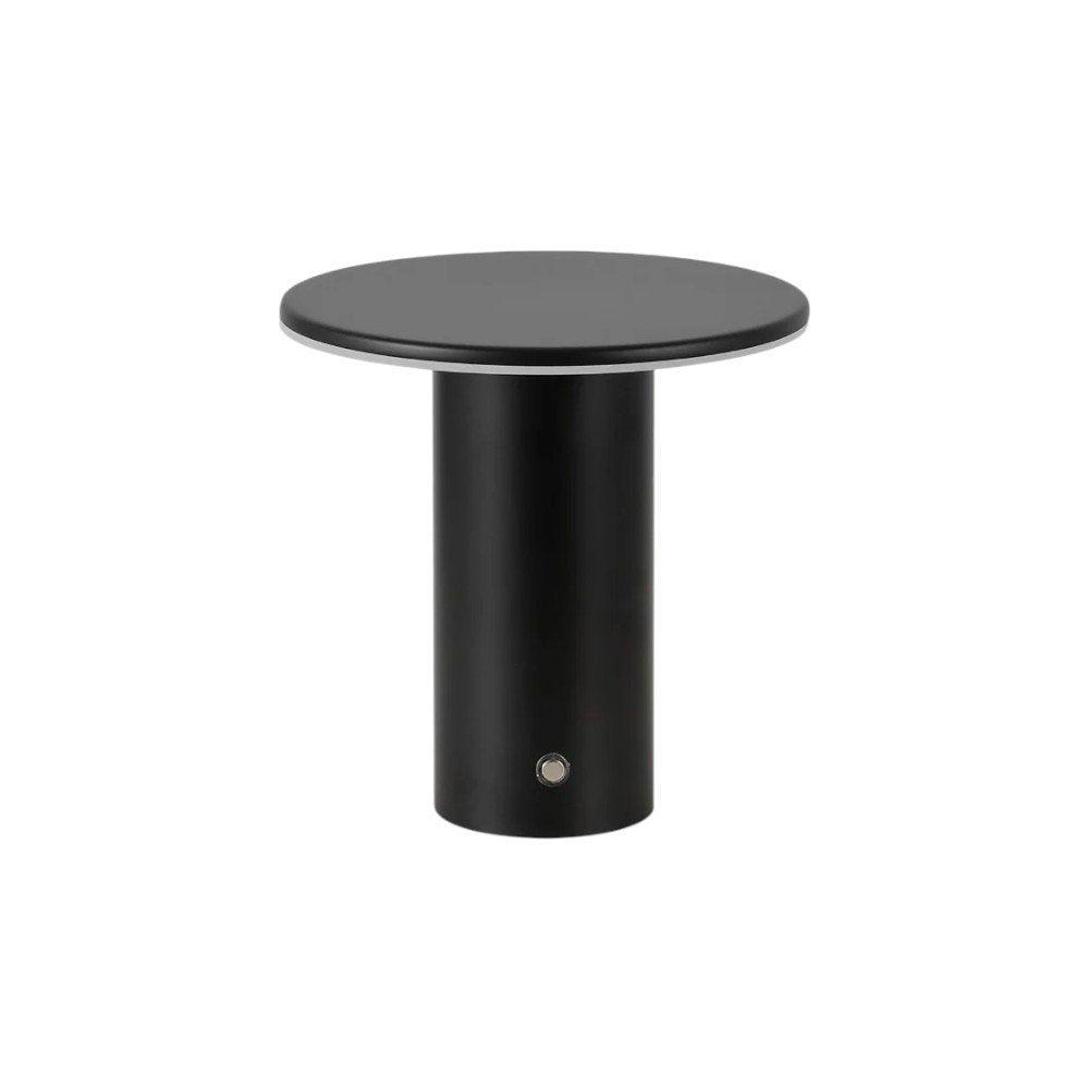 Set of Two 8" Clear USB Table Lamps LED