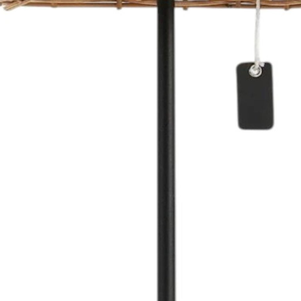 Set of Two 13" Black Novelty USB Table Lamps LED With Globe Shades
