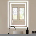 32" Lighted Frameless Bathroom Vanity Mirror