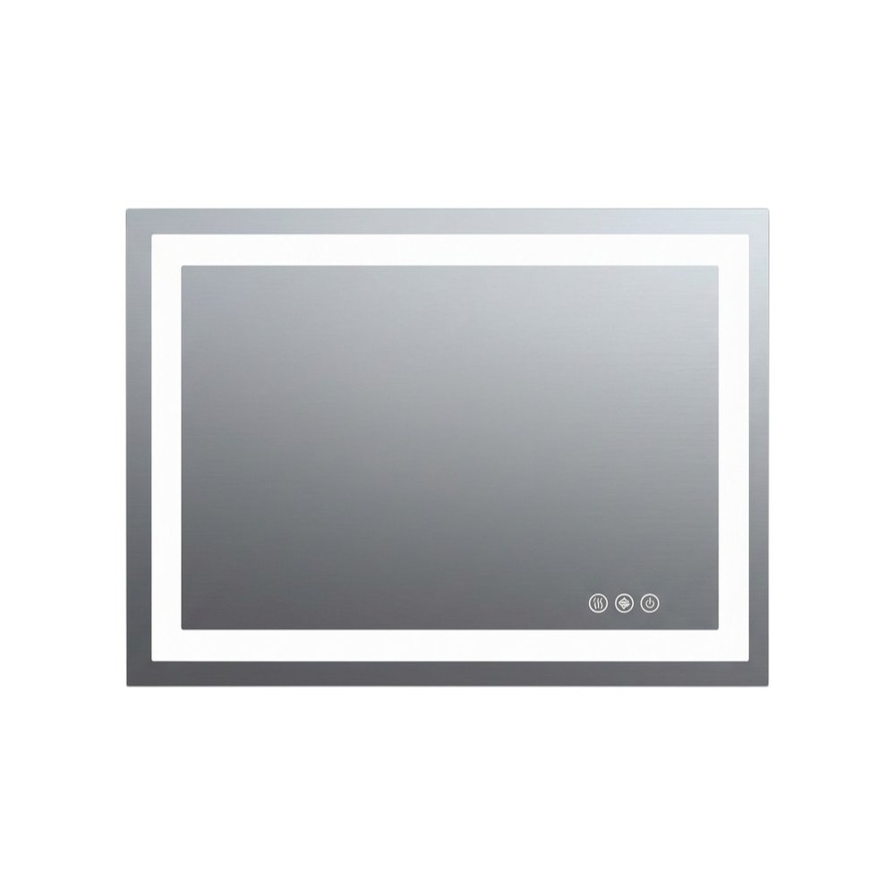 36" Lighted Frameless Bathroom Vanity Mirror