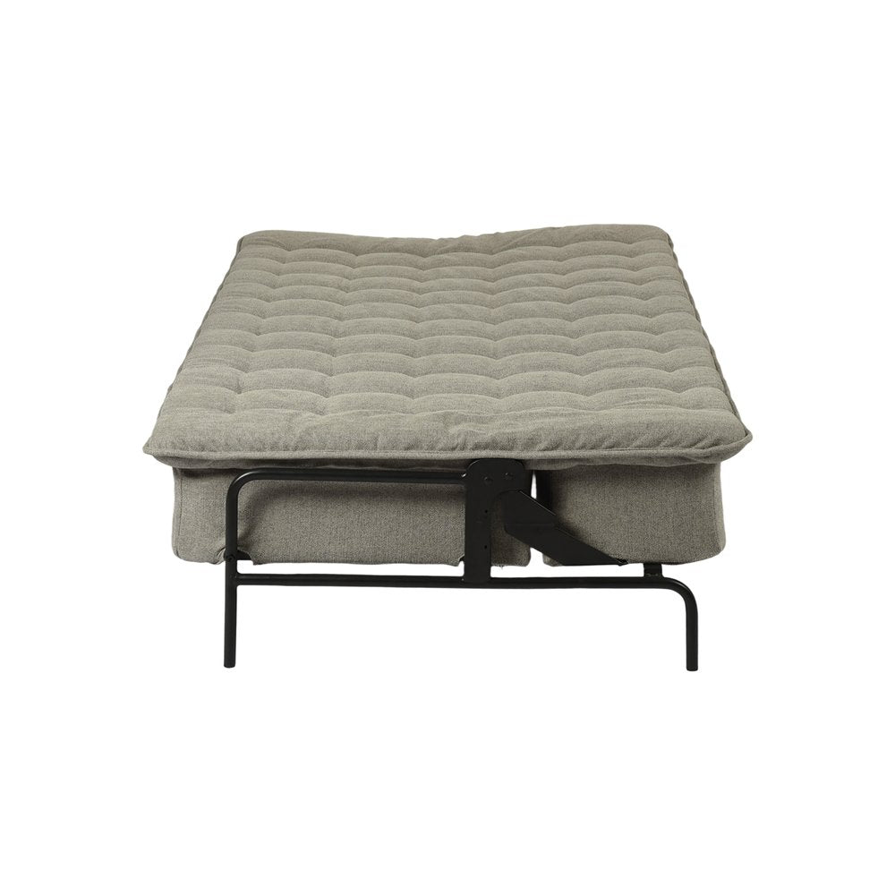 77" Gray Fabric Convertible Futon Sleeper Reclining Sofa