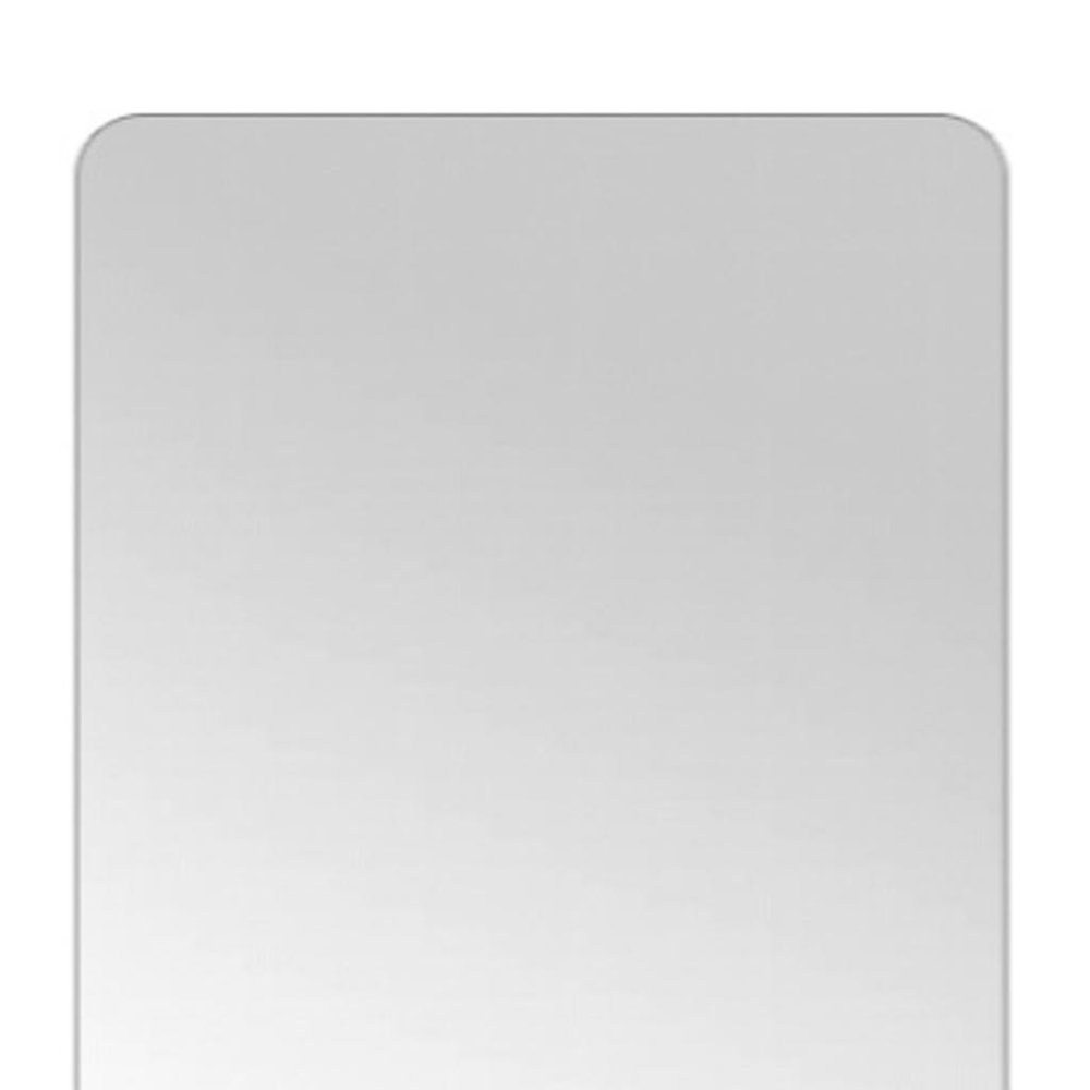 56" Silver Frameless Full Length Hanging Mirror