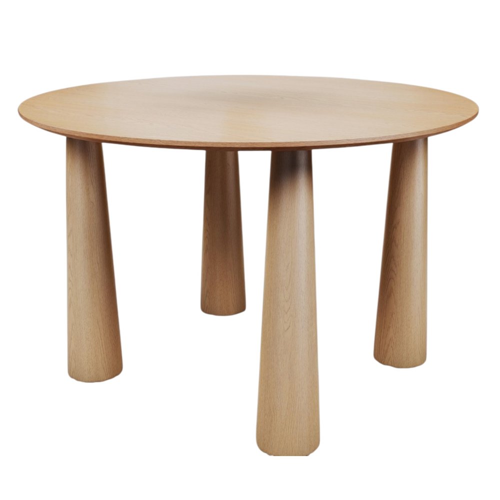 79" Natural Solid Wood Oval Dining Table