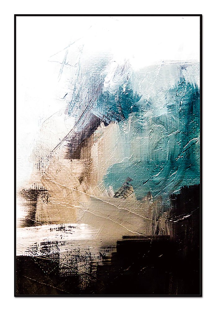 Windy Black Framed Wall Art