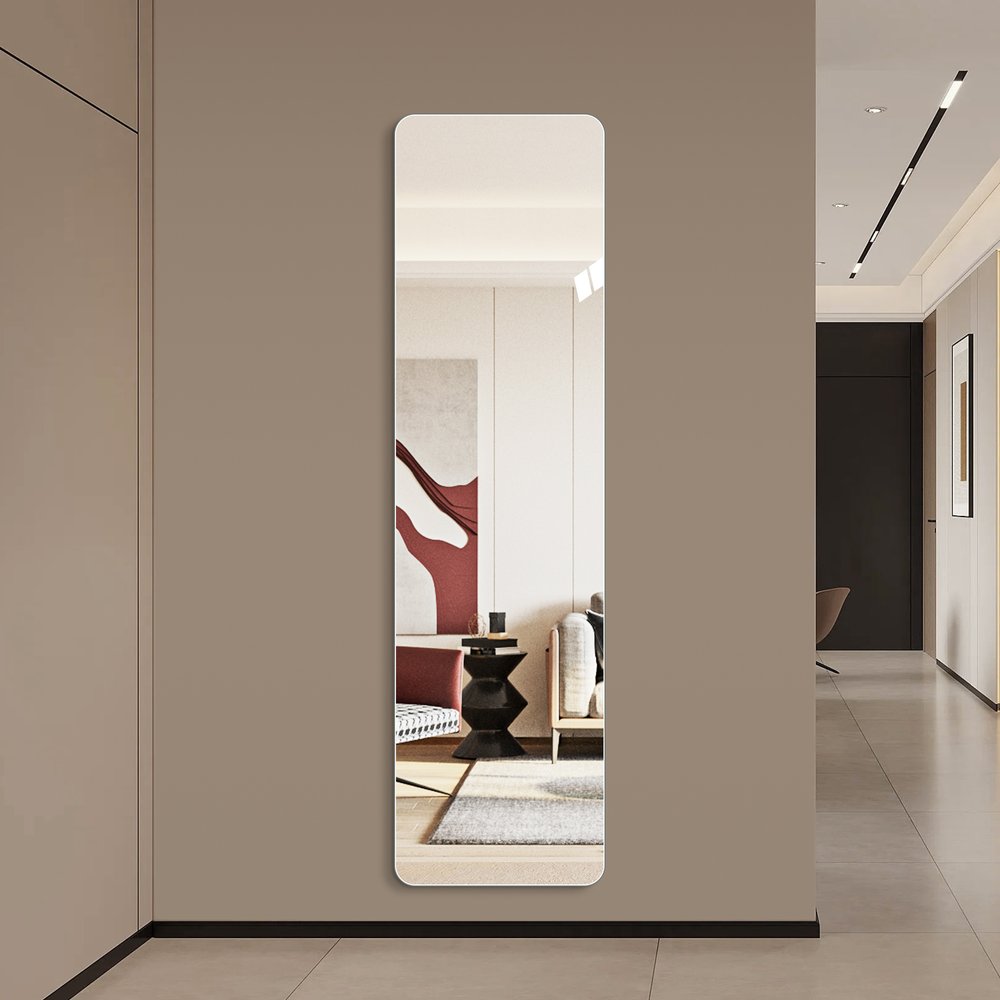 55" Frameless Full Length Hanging Mirror
