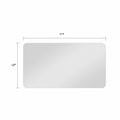 30" Frameless Bathroom Vanity Mirror
