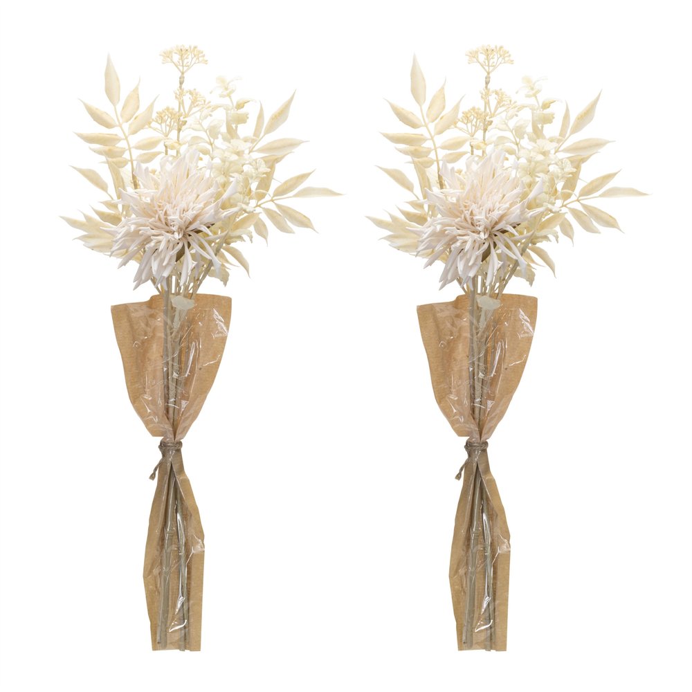 Set of Two 27" Beige Artificial