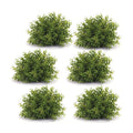 Set of Six 8" Green Artificial