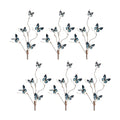 Set of Six 39" Blue Artificial