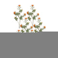 Set of Six 34" Orange Artificial