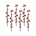 Set of Six 33" Red Artificial