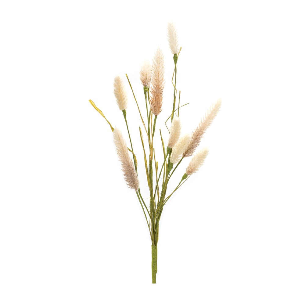 Set of Six 21" White Artificial
