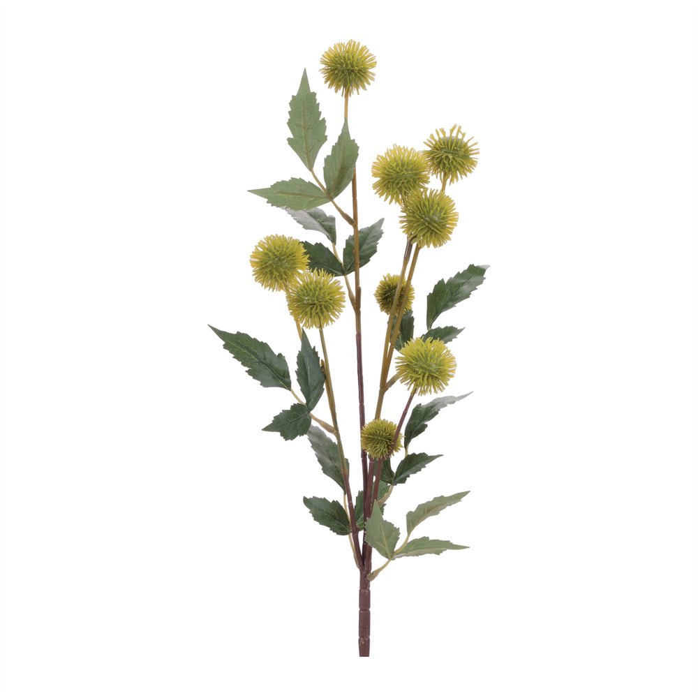 Set of Six 3" Green Artificial