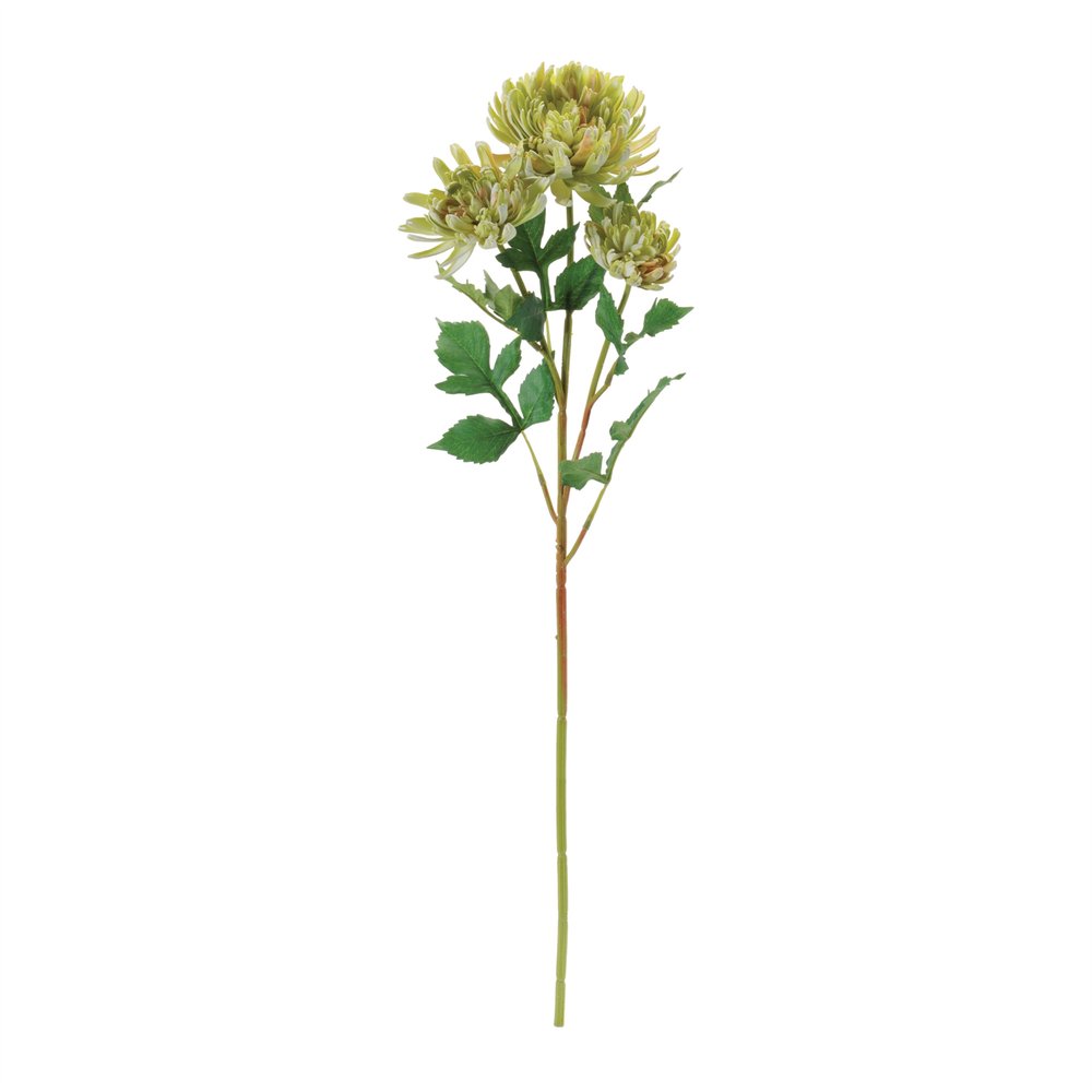 Set of Four 4" Green Artificial