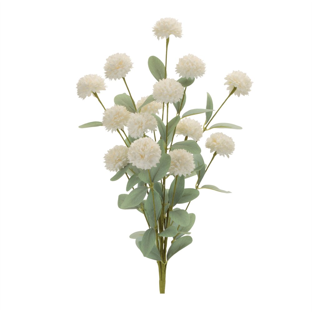 Set of Four 3" White Artificial