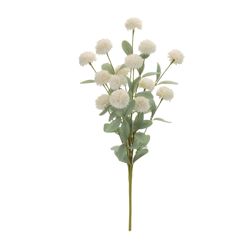 Set of Four 3" White Artificial