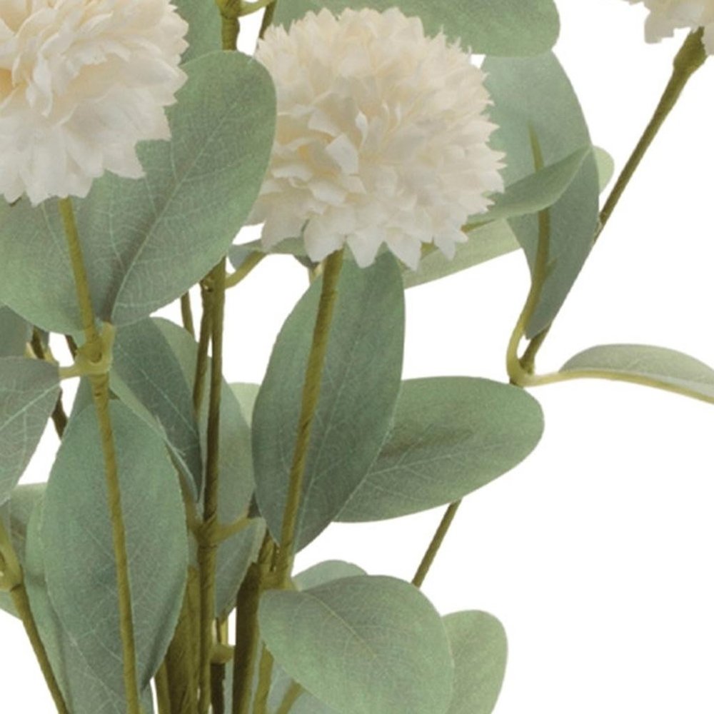 Set of Four 3" White Artificial
