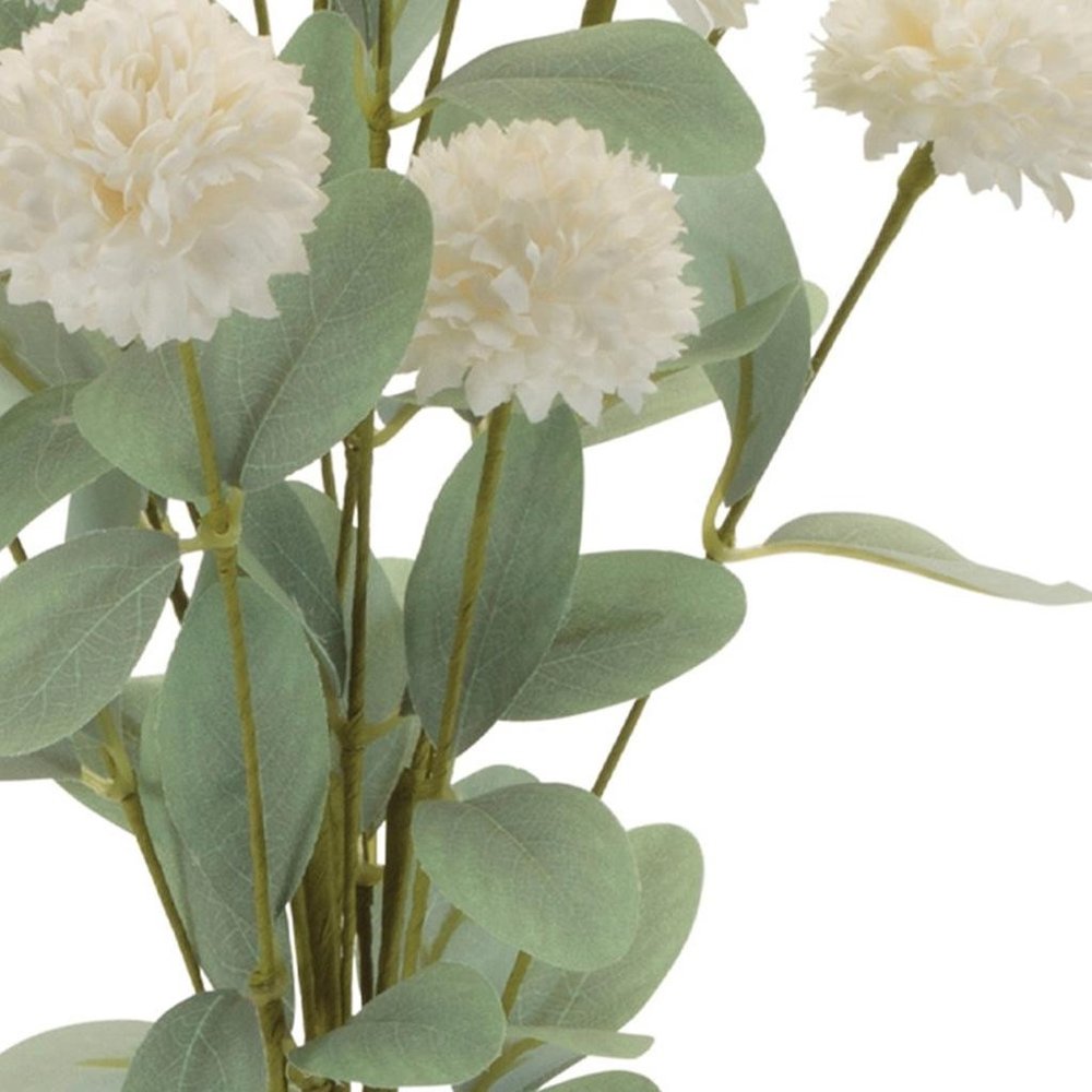 Set of Four 3" White Artificial