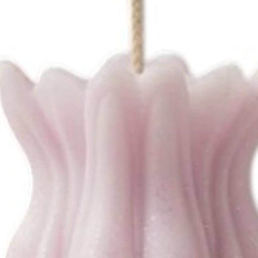 5" Orchid Unscented Dimensional Flower Candle