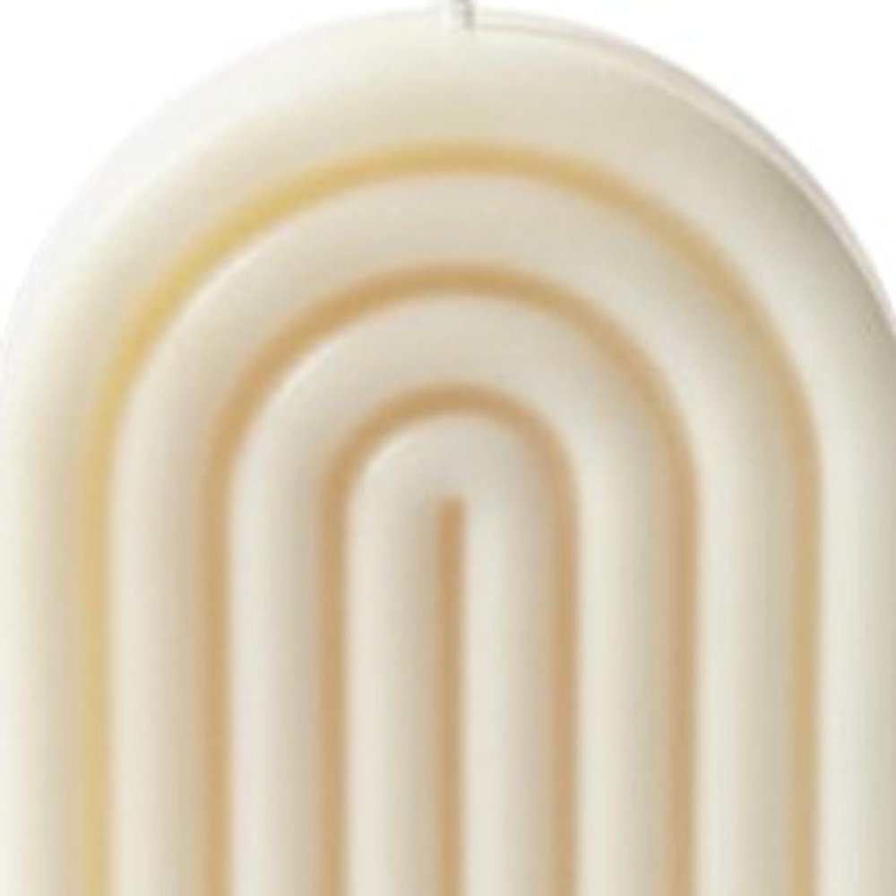 3" Ivory Unscented Candle