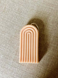 3" Peach Unscented Candle