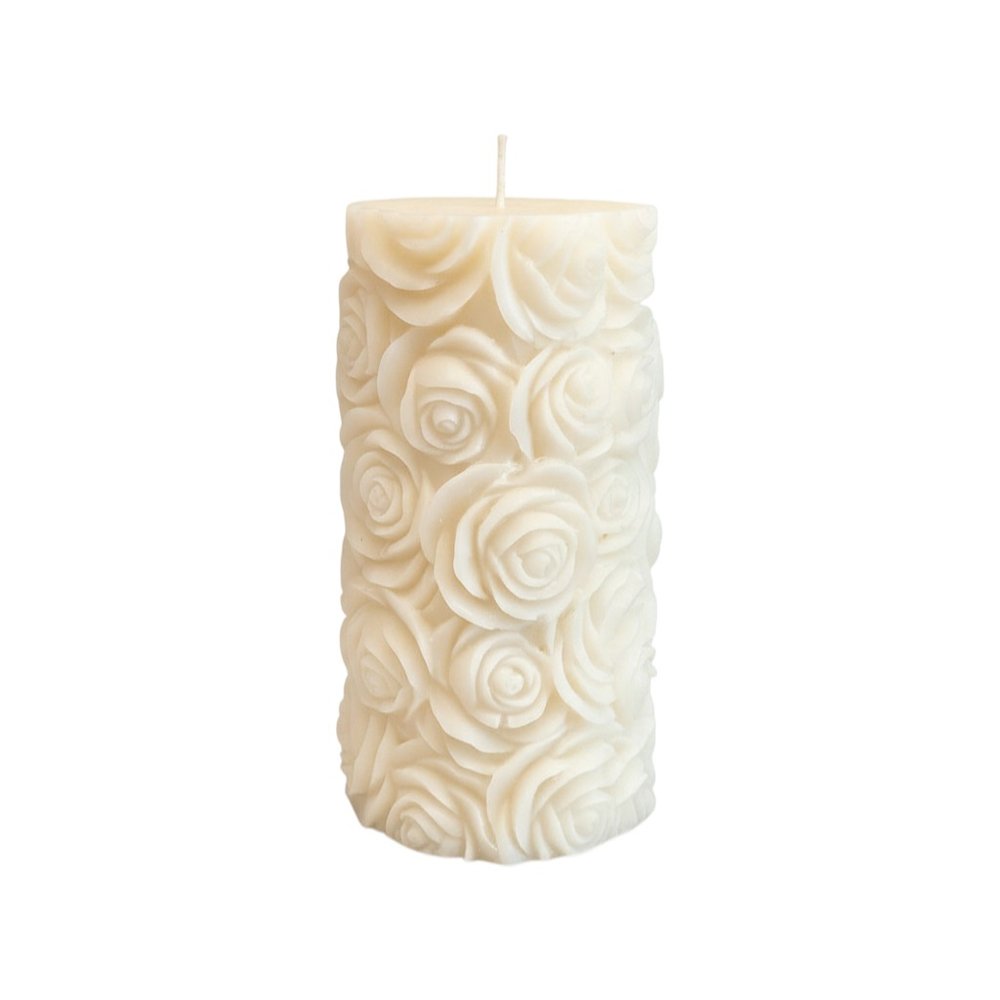 2" Ivory White Tea Scented Candle