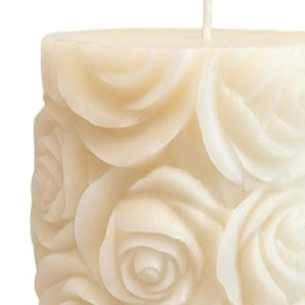 2" Ivory White Tea Scented Candle