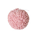 3" Pink Unscented Dimensional Blossom Candle
