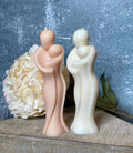 2" White Unscented Mother And Child Dimensional Candle