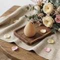 5" Brown Unscented Dimensional Teardrop Candle