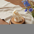 3" Ivory Unscented Baby Dimensional Candle