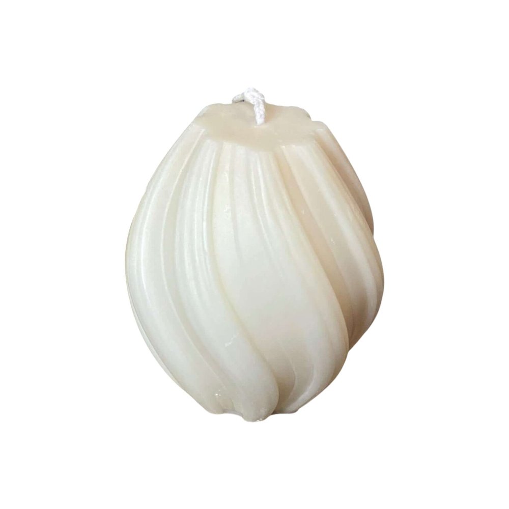 2" Ivory Unscented Candle