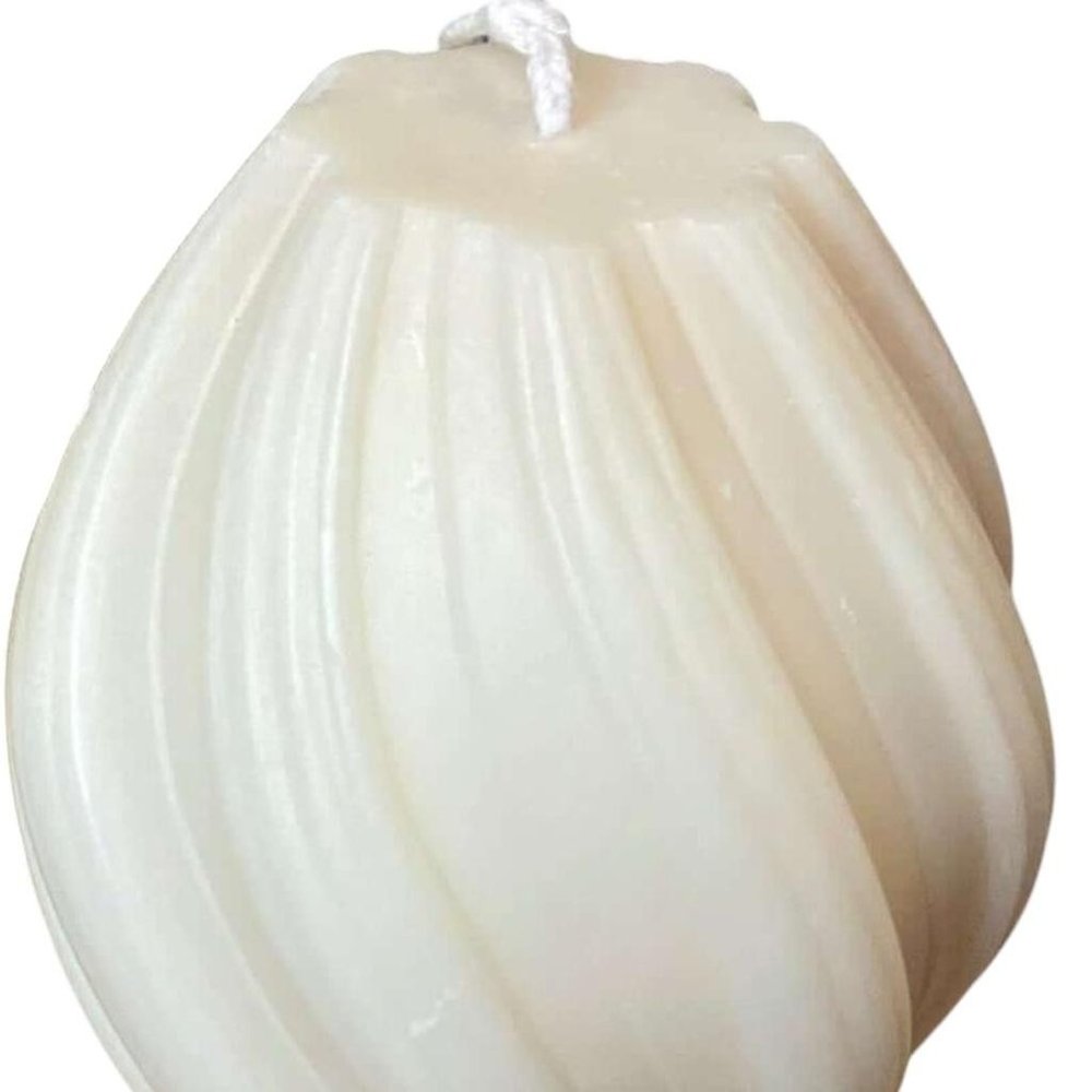 2" Ivory Unscented Candle