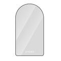 59" Black Aluminum Arch Lighted Framed Anti Fog Bathroom Vanity Mirror