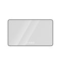 32" Black Aluminum Lighted Framed Anti Fog Bathroom Vanity Mirror