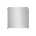 36" Square Lighted Frameless Anti Fog Bathroom Vanity Mirror