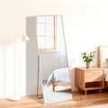 56" Gold Aluminum Freestanding And Wall Mounted Framed Full Length Mirror