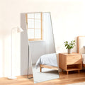 55" Gold Aluminum Freestanding And Wall Mounted Framed Full Length Mirror