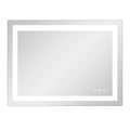 31" Lighted Frameless Anti Fog Bathroom Vanity Mirror