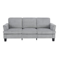 84" Gray Corduroy Sofa