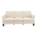 84" Beige Linen Sofa